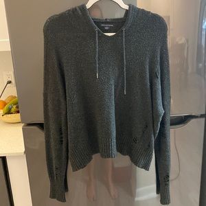 Soft distressed hoodie